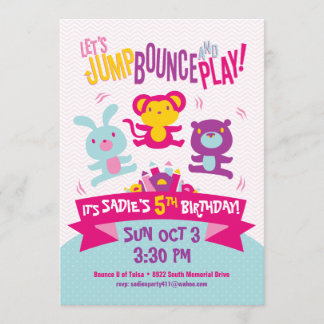 Einladung zum Geburtstag *Jump, Bounce & Play*