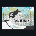 Einladung zum Geburtstag - Skateboard<br><div class="desc">Diese Einladung ist für den Jungen,  der sein Board Liebe! Lade all seinen Gast mit dieser Skateboarding-Party Einladung in sein Party ein. Personalisierbar</div>