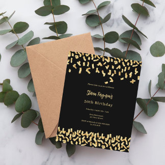 Einladung zum Geburtstag von Black Gold