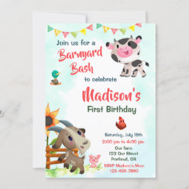 Einladung zum Geburtstag von landwirtschaftlichen