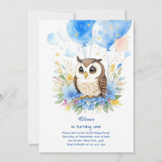 Einladung zum Geburtstag von Owl