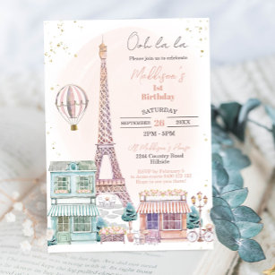 Einladung zum Geburtstag von Paris