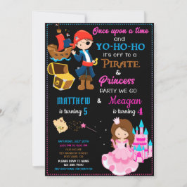 Einladung zum Geburtstag von Pirate und Princess z