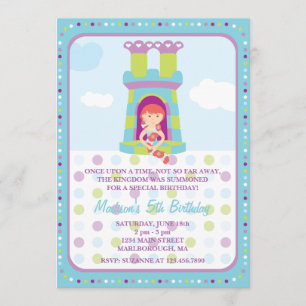 Einladung zum Geburtstag von Rapunzel