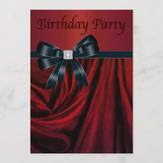 Einladung zum Geburtstag von Red Black Party