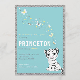 Einladung zum Geburtstag von White Tiger individue