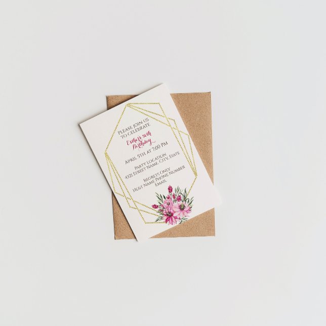 Einladung zum geometrischen Geburtstag (Von Creator hochgeladen)