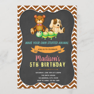 Einladung zum gestopften Tier