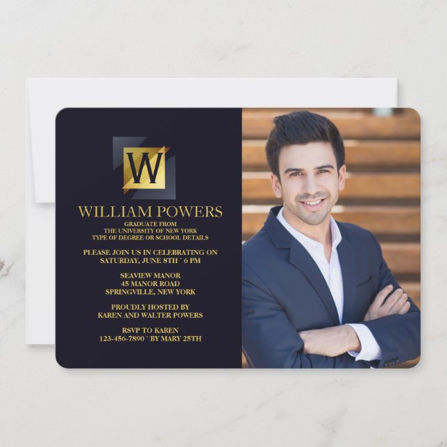 Einladung zum Gold-Foto (Vorderseite)