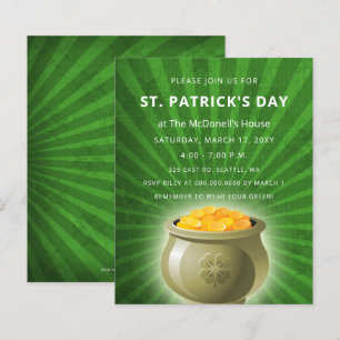 Einladung zum Gold St Patricks Day