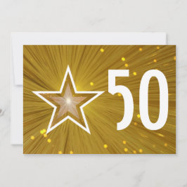 Einladung zum Goldenen Star "50"-Jubiläum