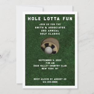 Einladung zum Golf Party
