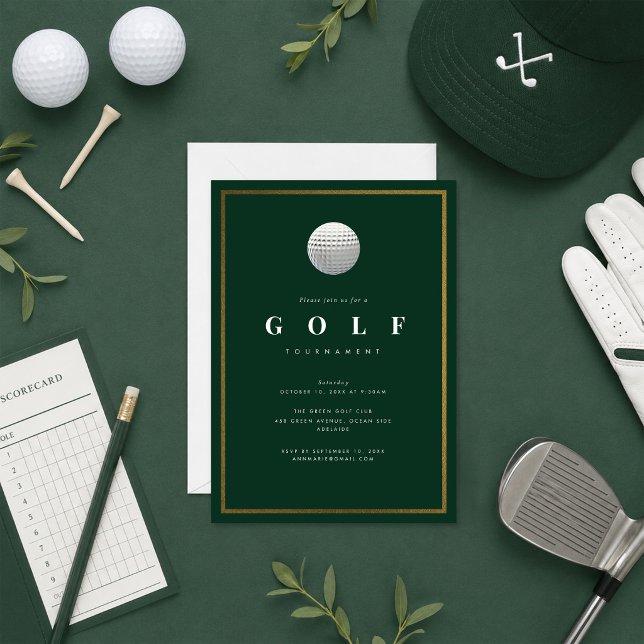 Einladung zum Golfturnier (Von Creator hochgeladen)