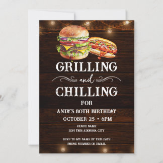 Einladung zum Grillen und Kühlen der GRILLEN 80. G