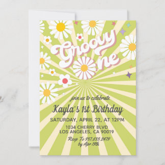 Einladung zum Groovy One 1. Geburtstag