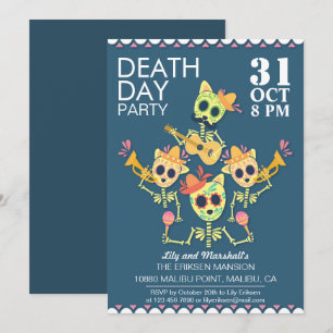 Einladung zum Halloween-Party des Todes
