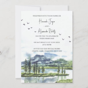Einladung zum Hochzeitsfeiern an den großen Seen