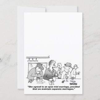 Einladung zum Hochzeitsfeiern für Cartoon nach Ihr