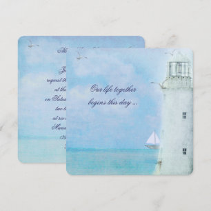 Einladung zum Hochzeitsfeiern im Leuchtturm