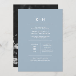 Einladung zum Hochzeitsfeiern im Minimalistischen 