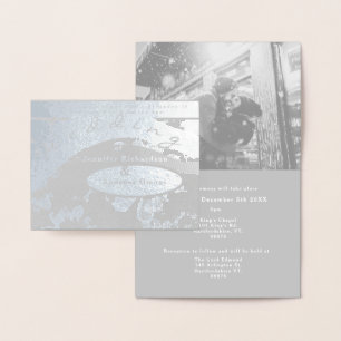 Einladung zum Hochzeitsfeiern mit eigenem Blk&Wht.