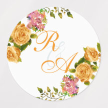 Einladung zum Hochzeitsfeiern mit Gold Rose Ribbon