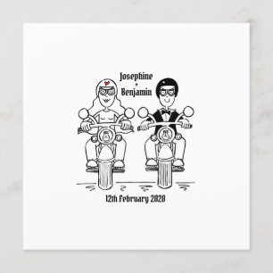 Einladung zum Hochzeitsfeiern mit personalisiertem