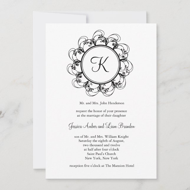 Einladung zum Hochzeitsfeiern (weiß) (Vorderseite)