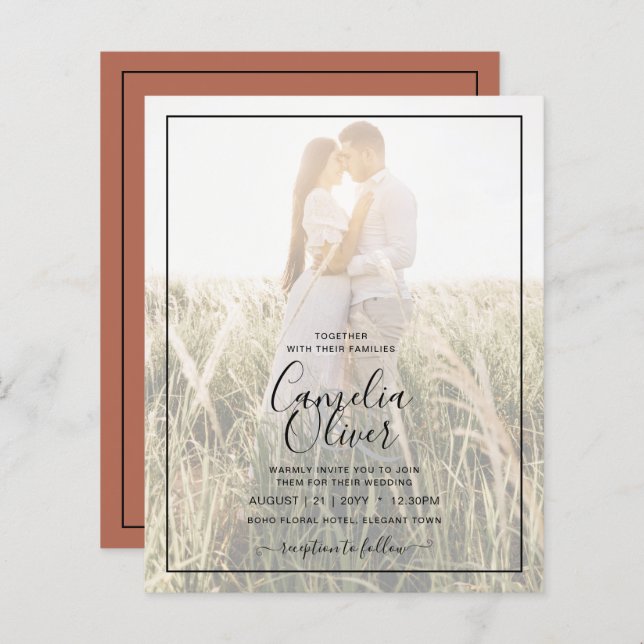 Einladung zum Hochzeitsstipendium des HAUSHALTSPLA (Vorne/Hinten)