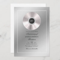 Einladung zum Hochzeitstag von Platinum