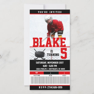 Einladung zum Hockey-Ticket  BIRTHDAYS