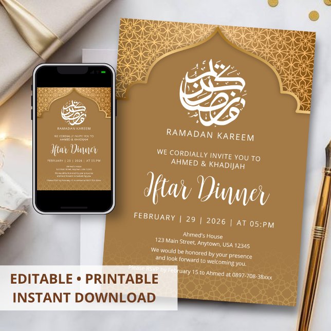 Einladung zum Iftar-Dinner unter dem großen Mosche (Von Creator hochgeladen)