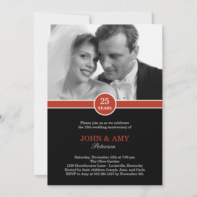 Einladung zum Jubiläum (Vorderseite)