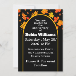 Einladung zum Jubiläum | bearbeitbar