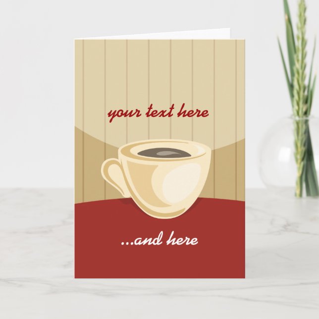 Einladung zum Kaffee (Vorderseite)