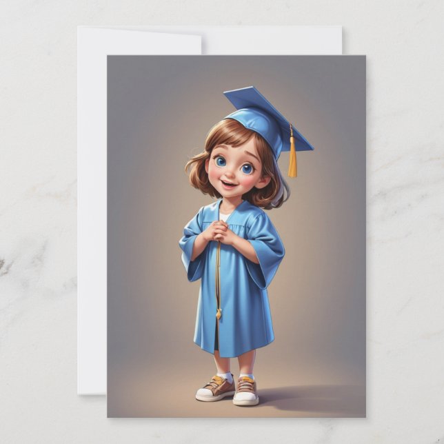 Einladung zum Kindergarten Abschluss (Vorderseite)