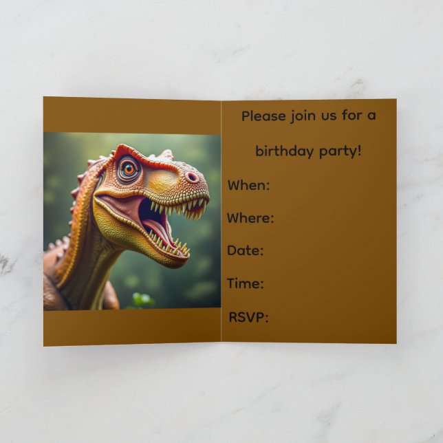 Einladung zum Kindergeburtstag (Innenseite)