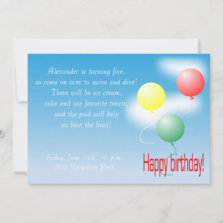 Einladung zum Kindergeburtstag