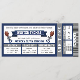 Einladung zum Kinderspielhaus, blau, grau