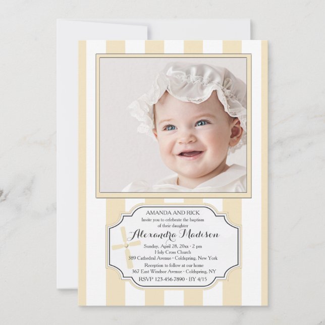 Einladung zum kosmopolitischen religiösen Foto (Vorderseite)