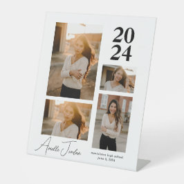 Einladung zum Minimalistischen Abschluss Sockelschild