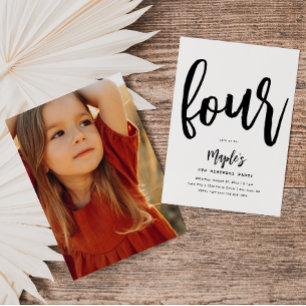 Einladung zum Minimalistischen Geburtstag   Einfac