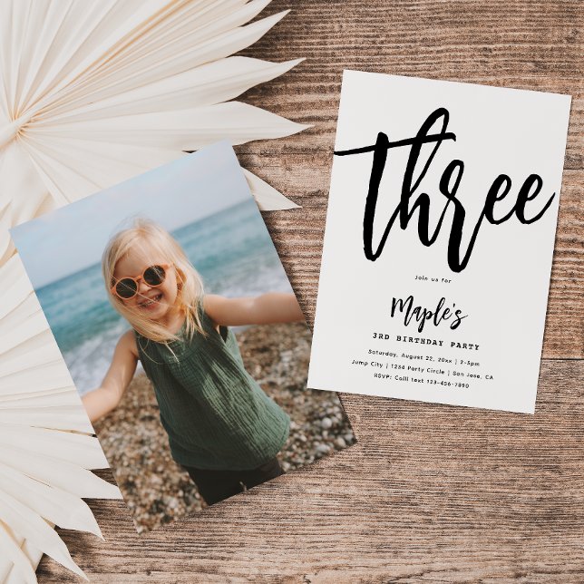 Einladung zum Minimalistischen Geburtstag | Einfac (Von Creator hochgeladen)