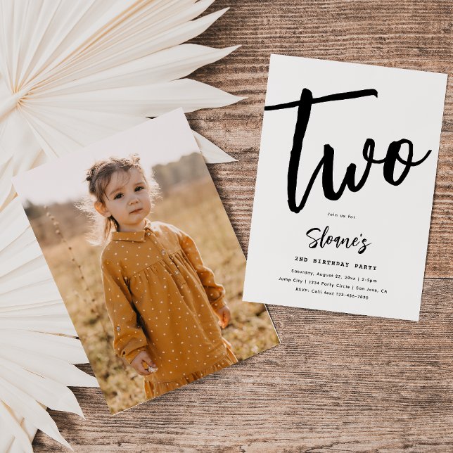 Einladung zum Minimalistischen Geburtstag | Einfac (Von Creator hochgeladen)