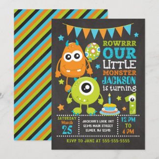 Einladung zum Monster 1. Geburtstag