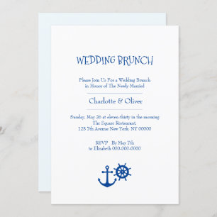 Einladung zum Nautic Wedding Brunch