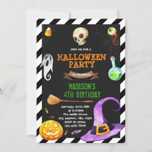 Einladung zum niedlichen Halloween-Party