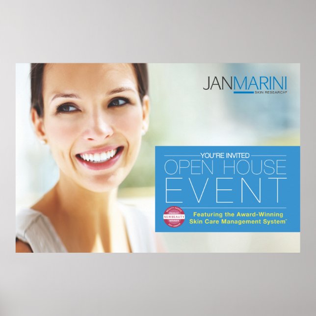 Einladung zum Open House 45x30" Poster (Vorne)