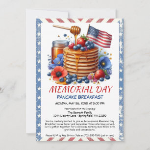 Einladung zum Pancake-Frühstück am Memorial Day