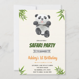Einladung zum Panda Geburtstag